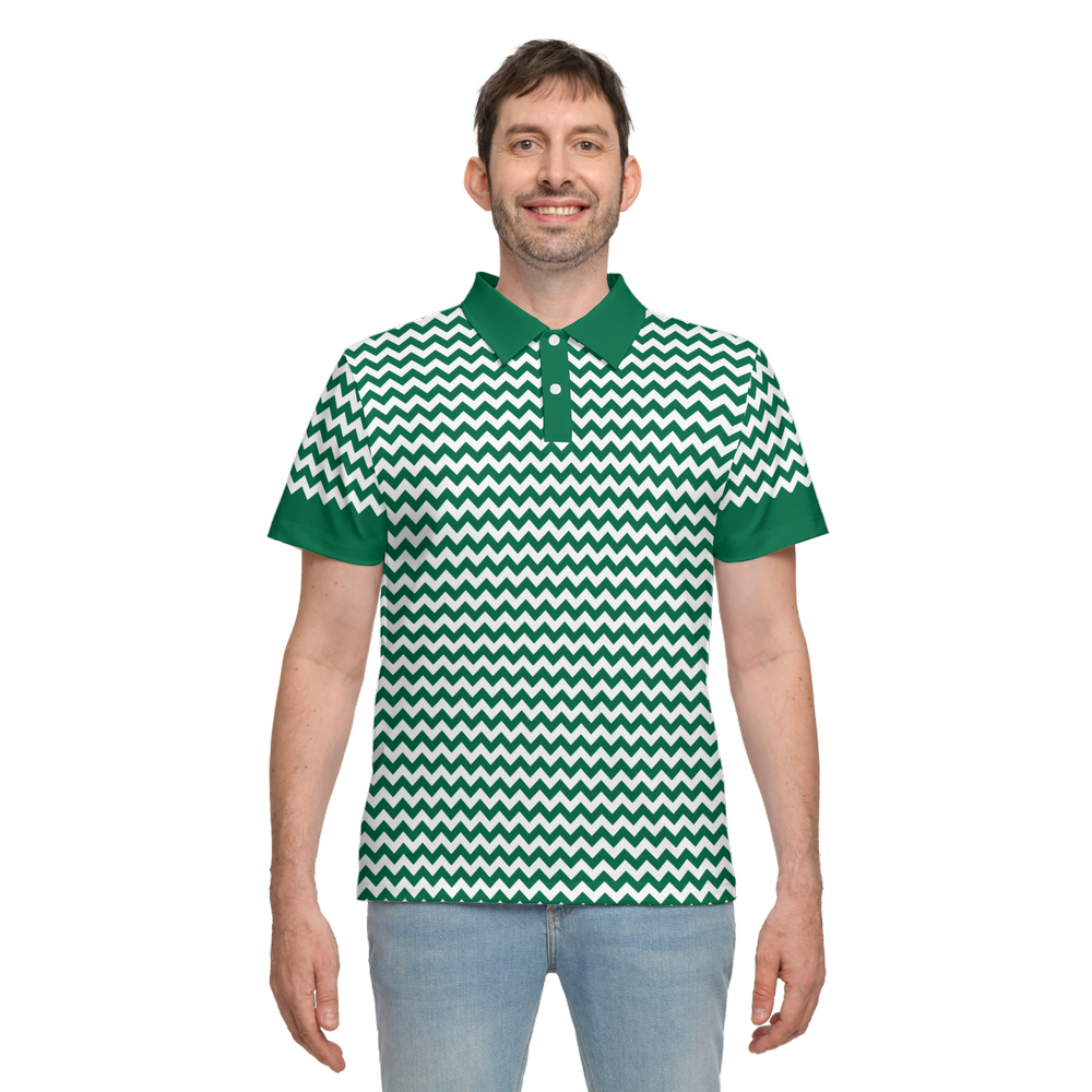 Custom Printed Men's Classic Fit Short-Sleeve Polo Shirt | NovaTomato